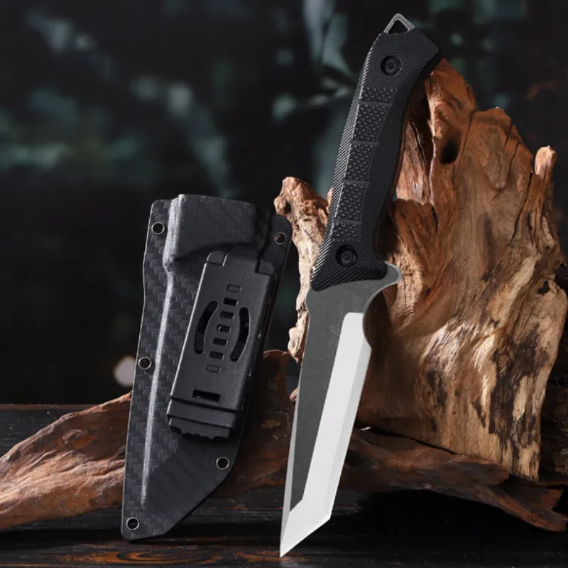 Dive Knife Titanium - 고경도 휴대용 칼, 곡선형 과일 절단