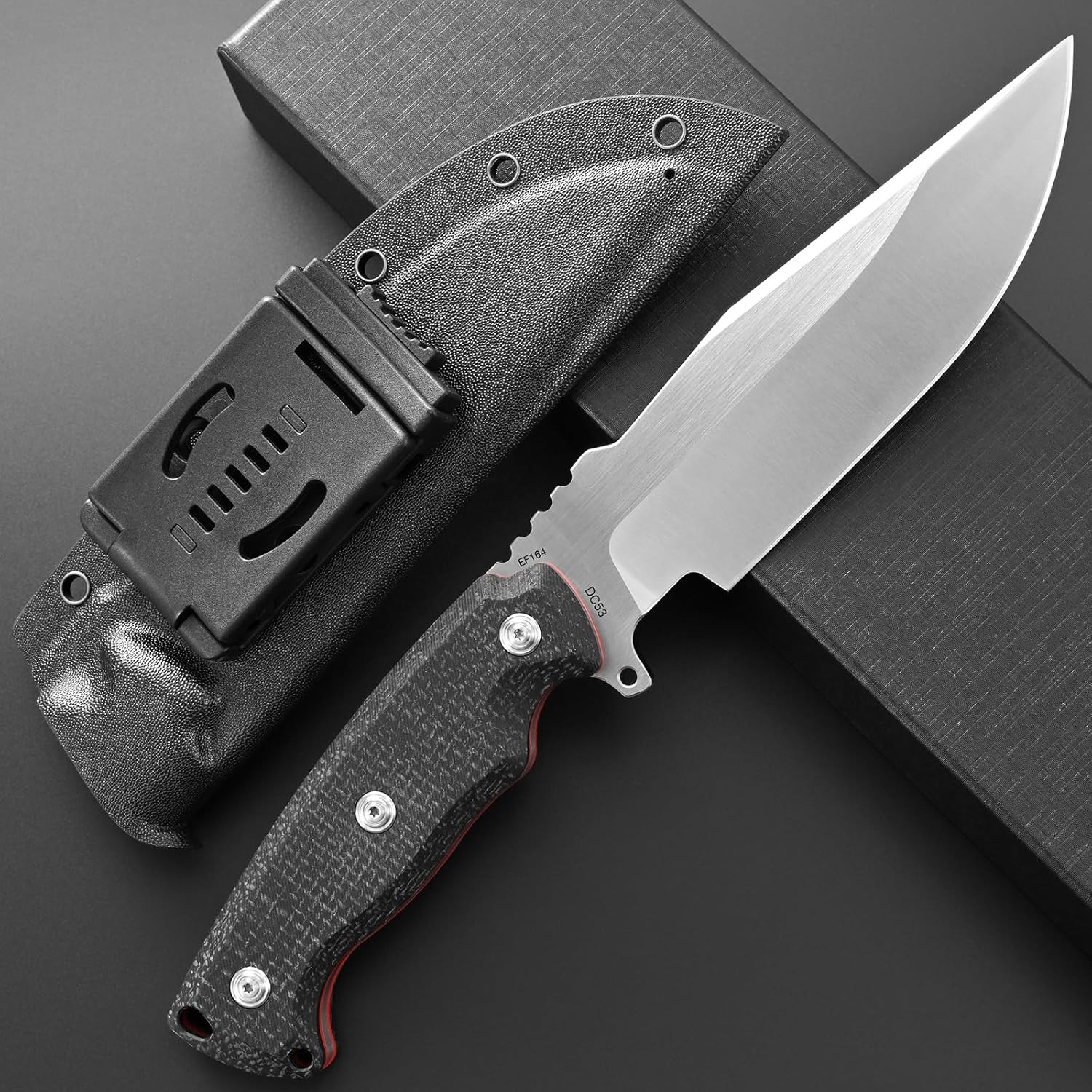 Eafengrow EF164 고정 블레이드 나이프 DC - Dive Knife Titanium 리뷰 및 가격