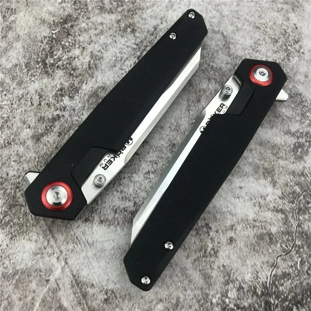 고품질 보커 아웃도어 접이식 나이프 440B 탄토 블레 - Dive Knife Titanium 리뷰 및 가격