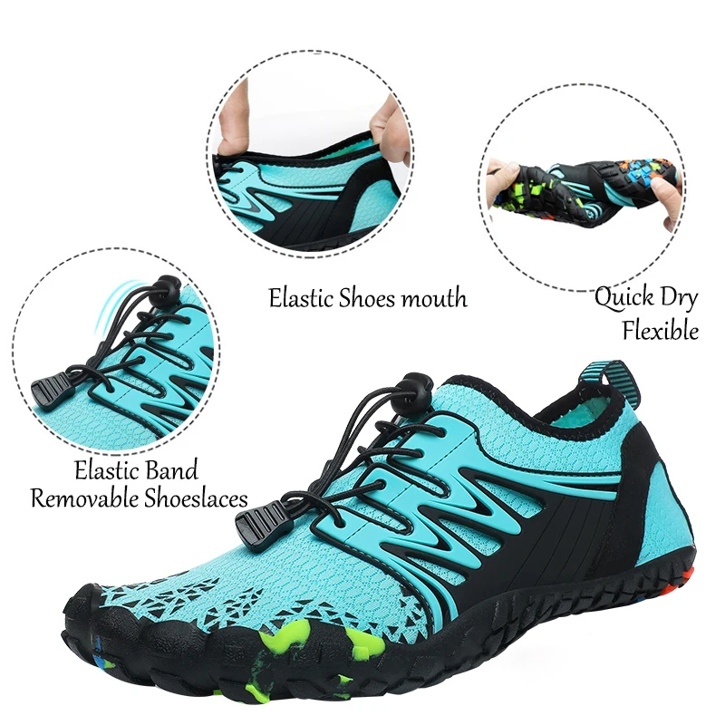 남녀공용 워터 슈즈, 빠른 건조 아쿠아 슈즈, 배수 웨 - Aquatic Sports Shoes 리뷰 및 가격