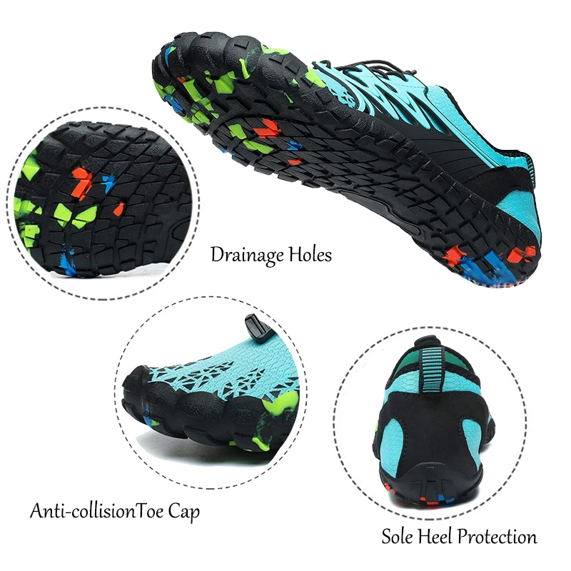남녀공용 워터 슈즈, 빠른 건조 아쿠아 슈즈, 배수 웨 - Aquatic Sports Shoes 리뷰 및 가격