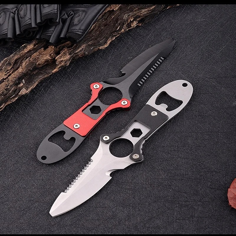 스테인리스 스틸 다기능 나이프 다이빙 도구 수상 구조  - Dive Knife Titanium 리뷰 및 가격